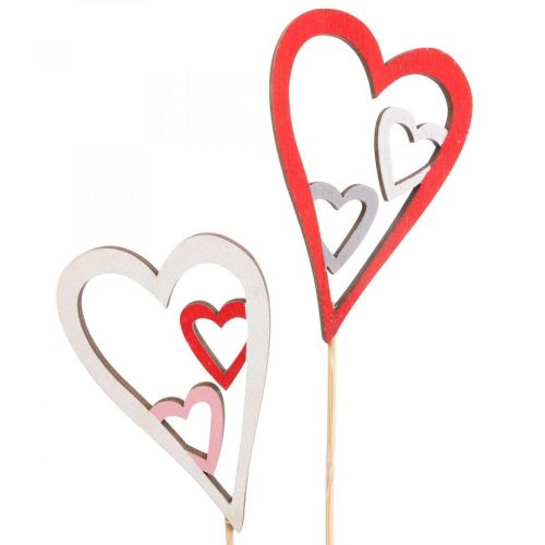 Itens Plugue de flor plugue decorativo Dia das Mães coração 5cm 12 unidades