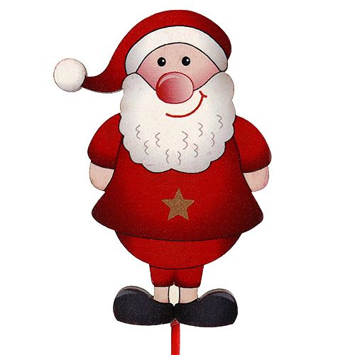 Floristik24 Tampão de flor Nikolaus 12pcs