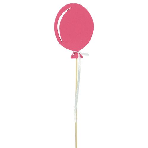Buquê de flores decoração bolo topper balão rosa 28 cm 8 unidades