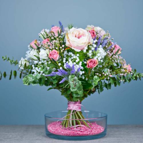 Itens Rosa bouquet creme 26cm