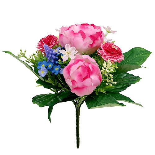 Floristik24 Bouquet com Bellis Rosa 23cm