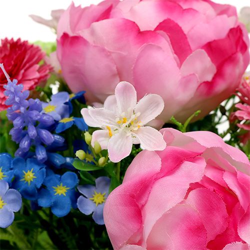 Floristik24 Bouquet com Bellis Rosa 23cm