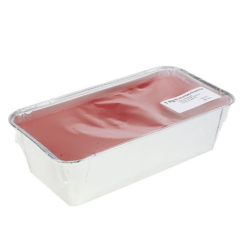 Floristik24 Flor Dip Wax 1kg Ruby