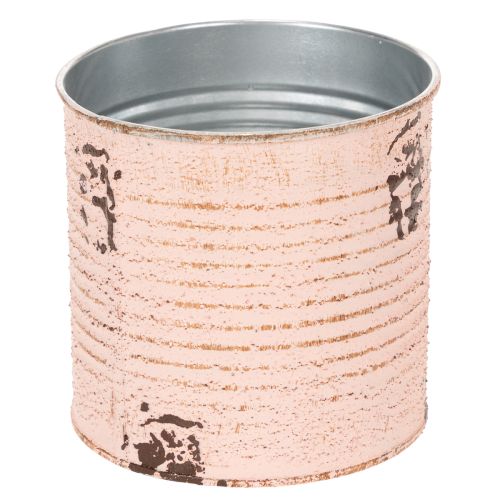 Itens Vaso de flores decorativo em metal cor salmão, decoração de verão, Ø11cm H10,5cm