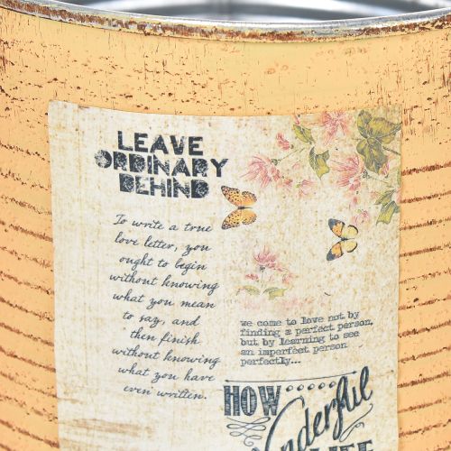 Itens Vaso de flores vintage para decoração de sala de estar e escritório, 15 cm, conjunto com 3 peças.