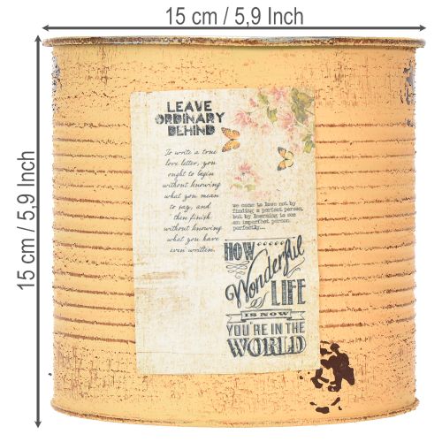 Itens Vaso de flores vintage para decoração de sala de estar e escritório, 15 cm, conjunto com 3 peças.