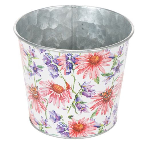 Itens Vaso de flores, decoração de primavera, floreira, metal, Ø12cm, A10,5cm