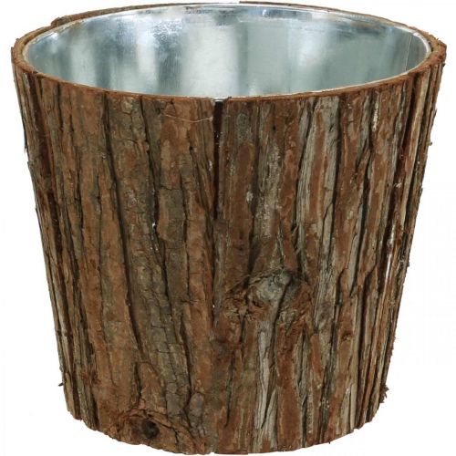 Floristik24 Vaso grande, floreira, decoração de casca de árvore Ø22.5cm A20cm