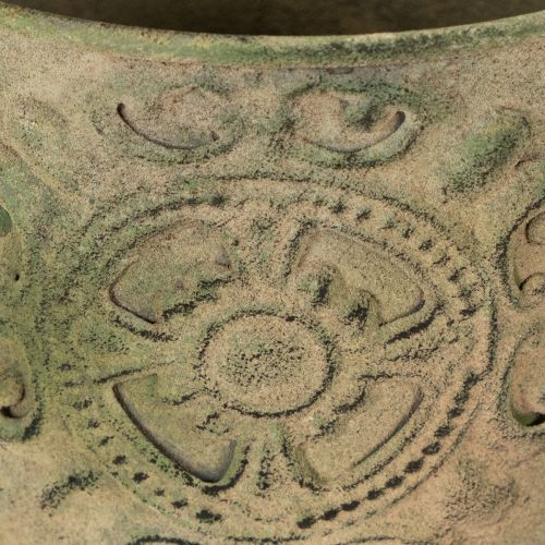 Itens Vaso de metal verde, estilo vintage, Ø22cm–13,5cm, conjunto de 3