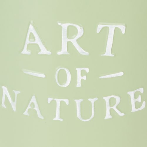 Vaso de zinco Art of Nature verde menta Ø17,5cm A15cm | Floristik24.pt