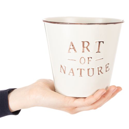 Vaso Art of Nature com inscrição, decoração para peitoril de janela e sala de estar, 15 cm, 2 peças | Floristik24.pt