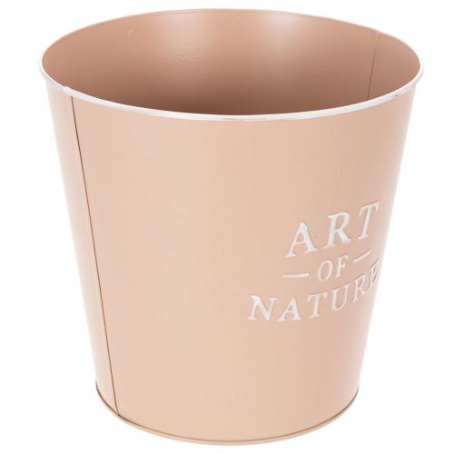 Itens Vaso de zinco para flores, floreira de metal, rosa antiga, Ø22cm A21cm