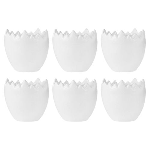 Floristik24 Vaso de flores em cerâmica plantador de clara de ovo Ø8cm Alt.8,5cm 6 unid.