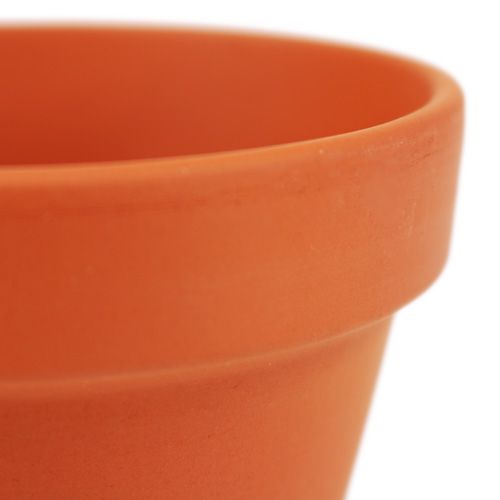 Itens Vaso de flores de argila Ø8cm de altura 7cm 10 unidades