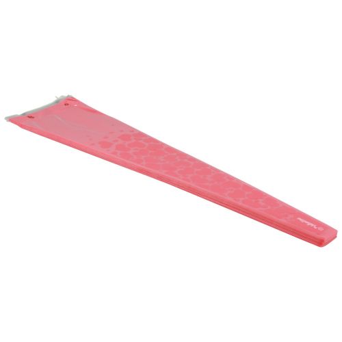 Floristik24 Saco de flores com corações rosa Para uma rosa 50cm 50 un