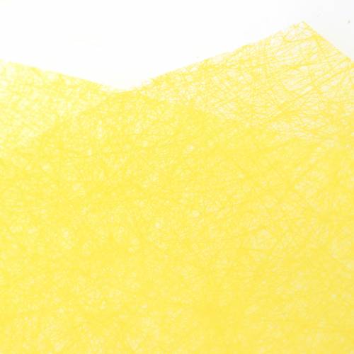 Itens Saco de flores padrão juta amarelo C36cm L25cm - 12cm 50 un