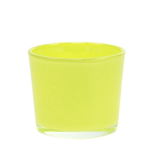 Floreira amarela Ø10cm Alt8.5cm