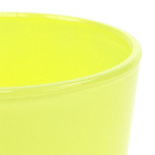 Floristik24 Floreira amarela Ø10cm Alt8.5cm