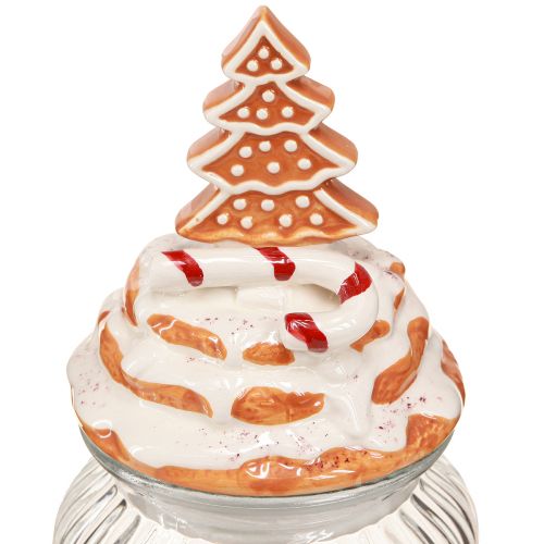 Itens Vidro para bomboneira de Natal, pote de biscoitos de abeto Ø11cm Alt.21cm