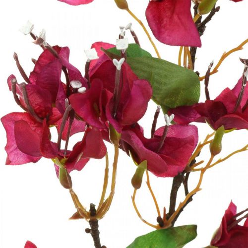 Itens Bougainvillea flor artificial rosa ramo deco artificial H52cm