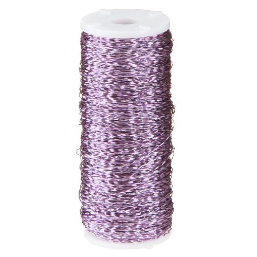 Itens Fio efeito caldo Ø0,30mm 100g/140m Lavanda