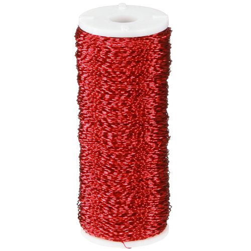 Itens Arame efeito caldo Ø0,30mm 100g/140m vermelho