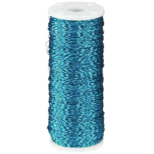 Itens Fio efeito caldo Ø0,30mm 100g/140m turquesa
