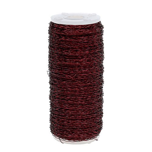 Fio efeito caldo Ø0,30mm 140m Bordeaux