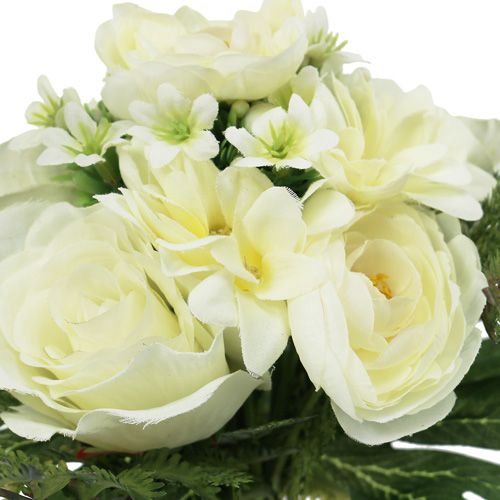 Itens Bouquet de noiva branco Ø30cm A 28cm