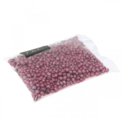 Floristik24 Brilliant deco pearls grânulos de pérola vermelha 4-8mm 330ml
