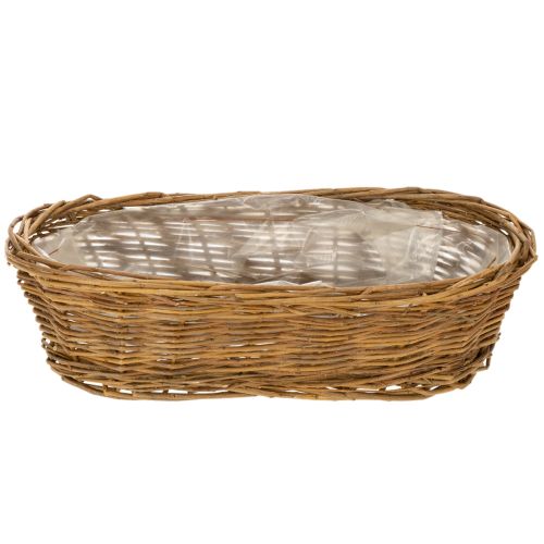 Cesto de pão oval de aproximadamente 30 cm, sem casca. | Floristik24.pt
