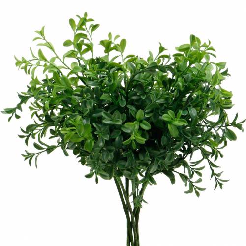 Floristik24 Ramos de caixa buxo em picareta planta verde artificial 6 unidades