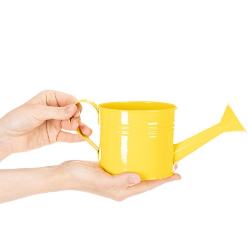 Regador decorativo colorido, Ø11cm, A9,5cm, para plantio, decoração de mesa na primavera, metal, conjunto de 8 | Floristik24.pt