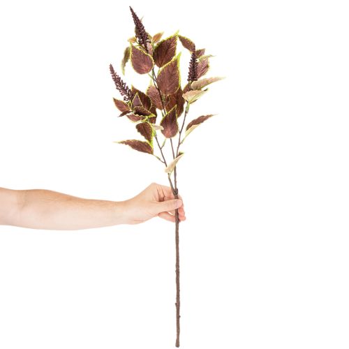 Coleus artificial com folhas vermelhas, planta artificial, 20cm | Floristik24.pt