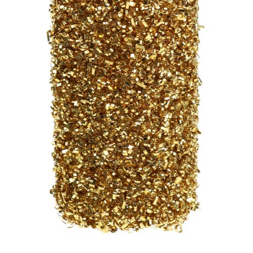 Floristik24 Garrafa de champanhe para pendurar ouro claro 13,5 cm