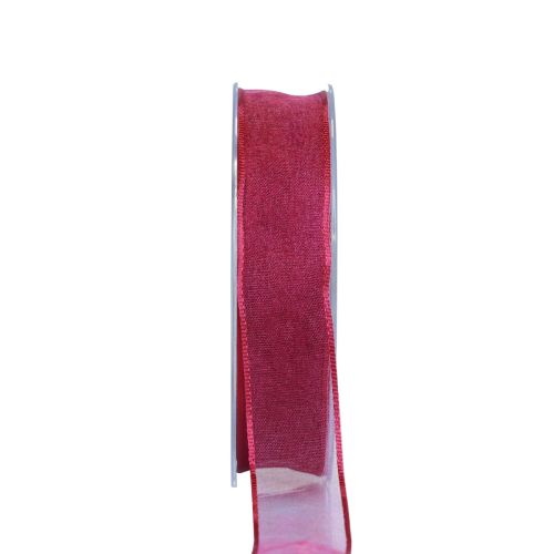 Itens Fita de chiffon fita de organza fita decorativa organza roxa 15mm 20m