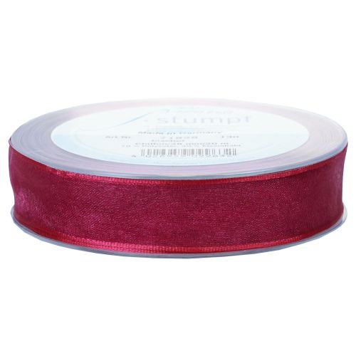 Itens Fita de chiffon fita de organza fita decorativa organza roxa 25mm 20m
