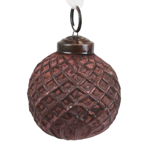 Itens Decorações para árvores de Natal decorações de Natal vintage vidro Ø5cm 9 unidades