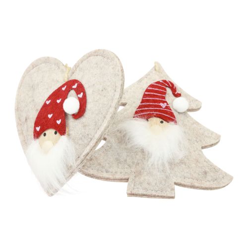 Itens Decorações para árvores de Natal gnomos Gnomos de Natal 13-15 cm 6 unidades
