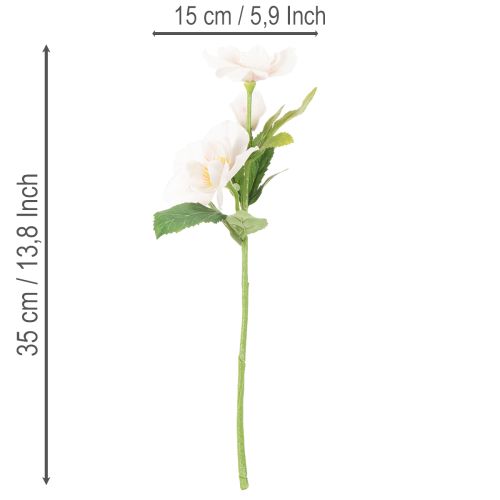 Buquê de rosas artificiais de Natal, 35 cm, 6 peças | Floristik24.pt