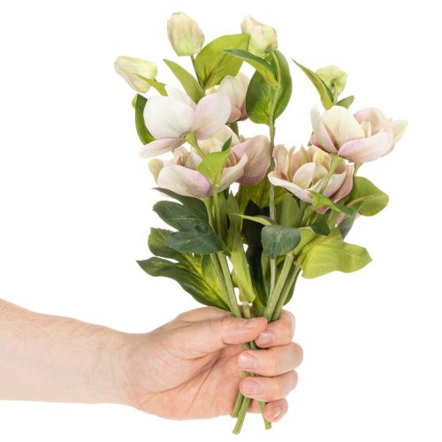 Arranjo de rosas de Natal artificiais, 30 cm, com 4 peças. | Floristik24.pt