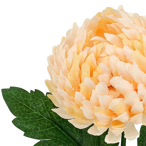 Floristik24 Pêssego crisântemo artificial Ø7cm L18cm