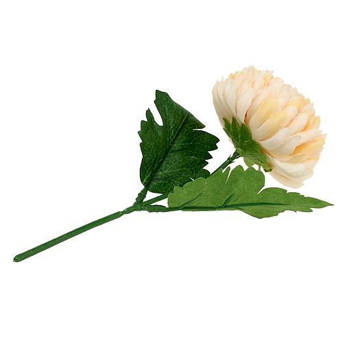 Floristik24 Pêssego crisântemo artificial Ø7cm L18cm