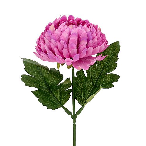 Floristik24 Crisântemo Rosa artificial Ø7cm C18cm