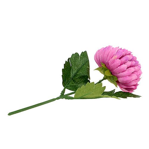 Floristik24 Crisântemo Rosa artificial Ø7cm C18cm