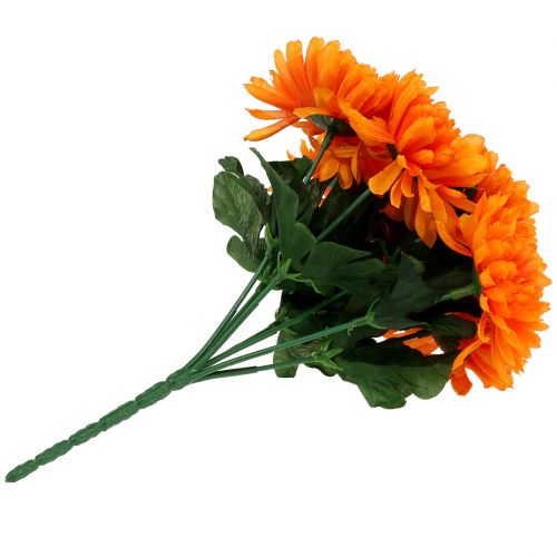 Floristik24 Laranja crisântemo com 7 flores
