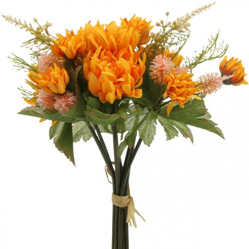 Floristik24 Bouquet de Crisântemo Mix Laranja 35cm