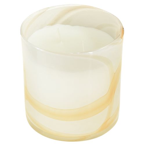 Floristik24 Vela de citronela vela perfumada em copo branco Ø12cm Alt.12,5cm