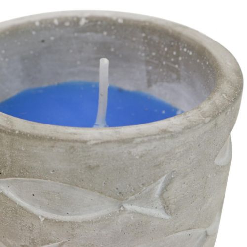 Floristik24 Vela de Citronela em pote Vela perfumada limão Ø7,5cm Alt 6,5cm
