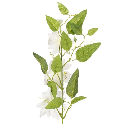 Itens Ramo artificial de clematis com flores para decoração elegante e de baixa manutenção, 81 cm, 2 peças.